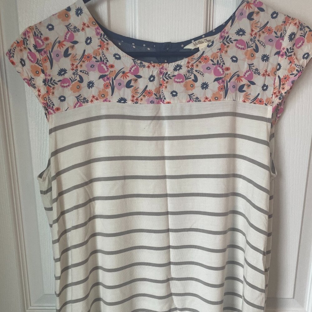 Matilda Jane Women's Floral/striped top size M